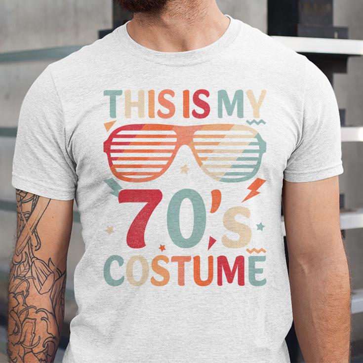 This Is My 70s Costume Vintage Style Nostalgia 1970s Retro Premium Tri-Blend Unisex Jersey T-Shirt
