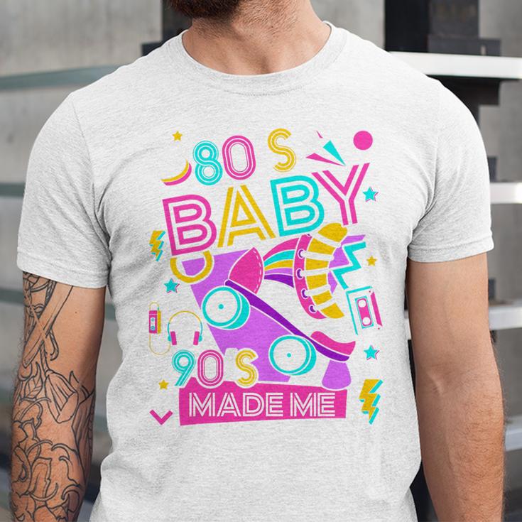 80's Baby 90's Made Me 1980s 1990s Nostalgia Retro Party Premium Tri-Blend Unisex Jersey T-Shirt