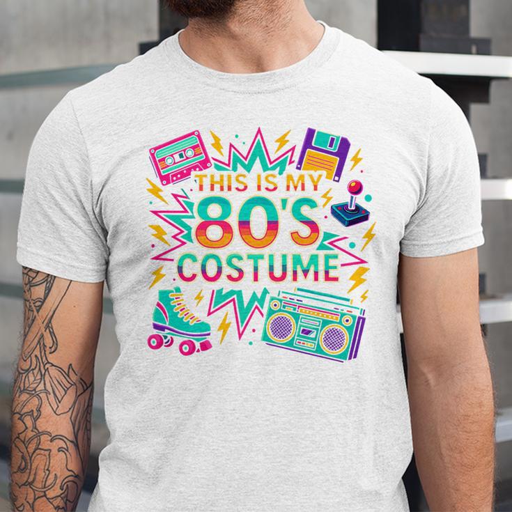 This Is My 80’s Costume Retro Nostalgia Premium Unisex Jersey T-Shirt This Is My 80’s Costume Retro Nostalgia Premium Unisex Jersey T-Shirt