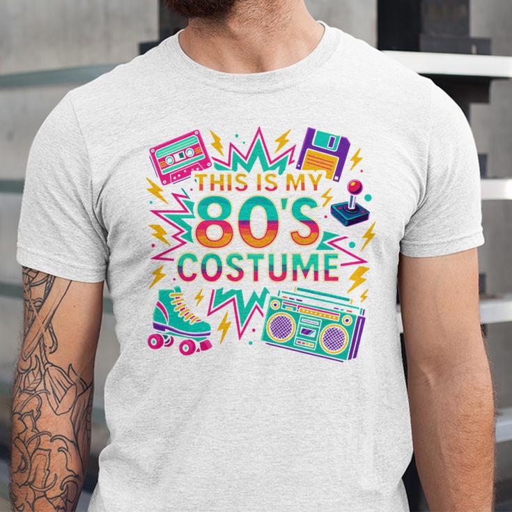 This Is My 80’s Costume Retro Nostalgia Unisex Jersey T-Shirt This Is My 80’s Costume Retro Nostalgia Unisex Jersey T-Shirt