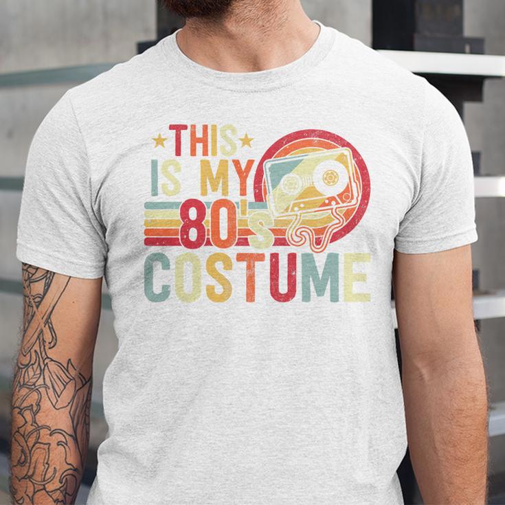 This Is My 80s Costume Vintage Style Nostalgia 1980s Retro Premium Tri-Blend Unisex Jersey T-Shirt