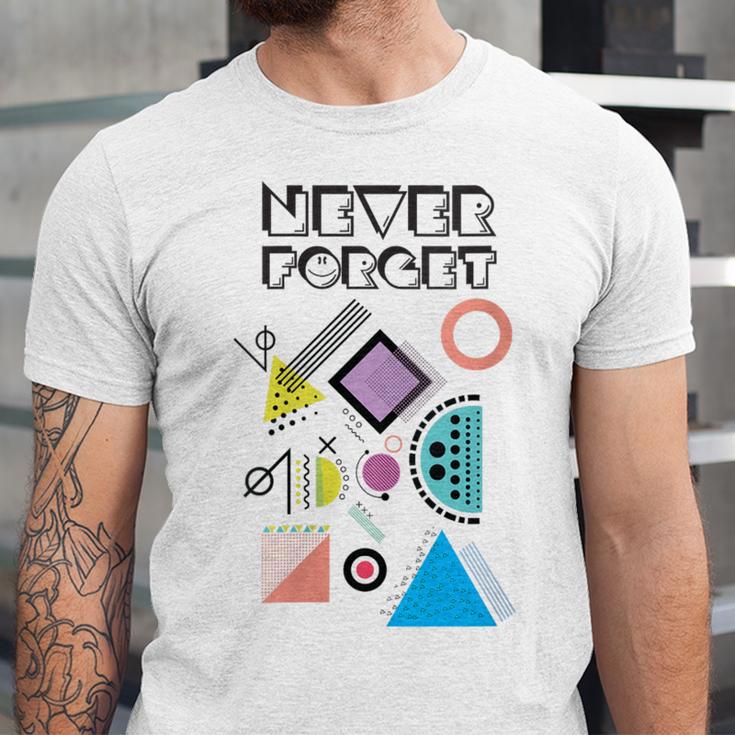 80s Nostalgia Never Forget Unisex Jersey T-Shirt