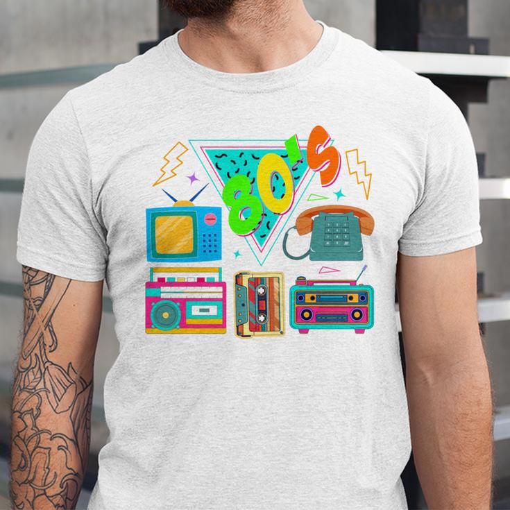 80's Vintage Cassette Tape Nostalgia Mixtape Era 1980s Retro Unisex Jersey T-Shirt 80's Vintage Cassette Tape Nostalgia Mixtape Era 1980s Retro Unisex Jersey T-Shirt