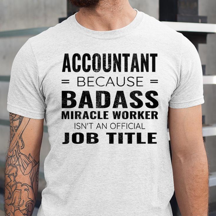 Accountant Graduation Future Accountant Men Women Unisex Jersey T-Shirt