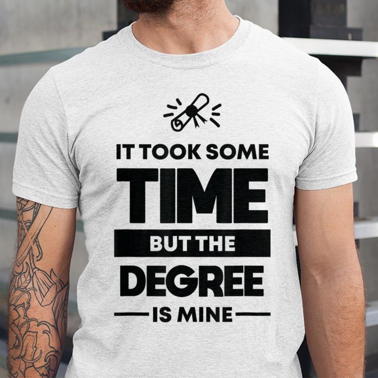 Adult College Graduation Unisex Jersey T-Shirt