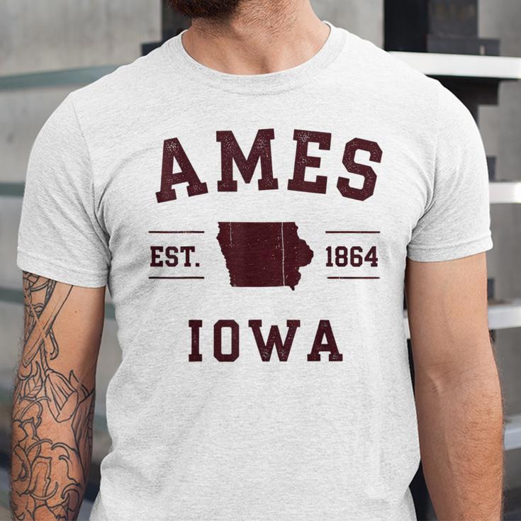Ames Iowa Est 1864 Nostalgia Unisex Jersey T-Shirt