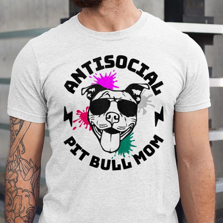 Antisocial Pit Bull Mom Pittie Introvert Dog Lover Pit Bull Unisex Jersey T-Shirt Antisocial Pit Bull Mom Pittie Introvert Dog Lover Pit Bull Unisex Jersey T-Shirt