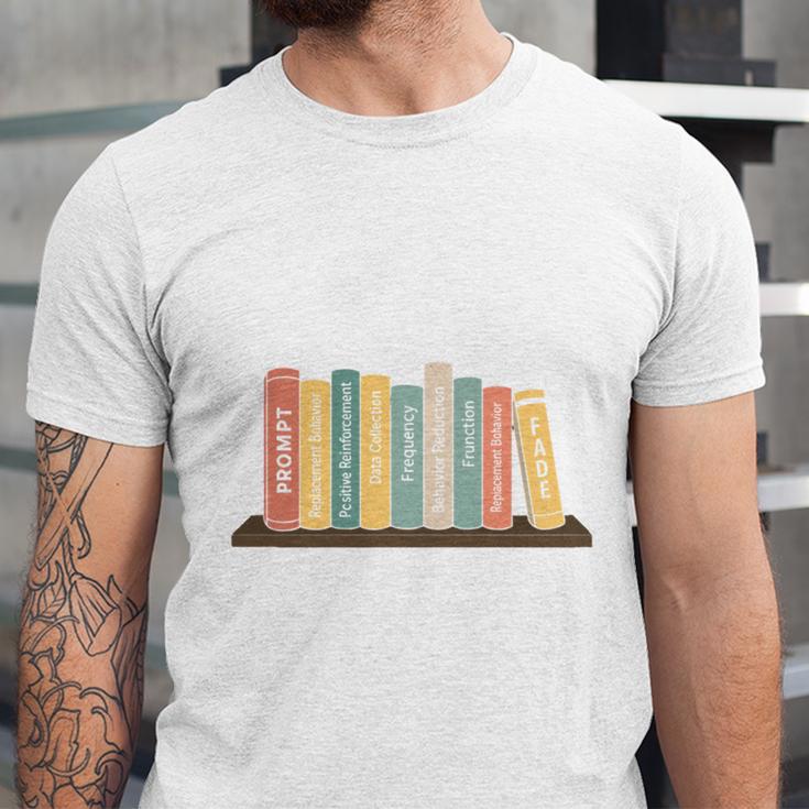 Applied Behavior Analysis Book Wildflower ABA RBT Therapist Unisex Jersey T-Shirt Applied Behavior Analysis Book Wildflower ABA RBT Therapist Unisex Jersey T-Shirt
