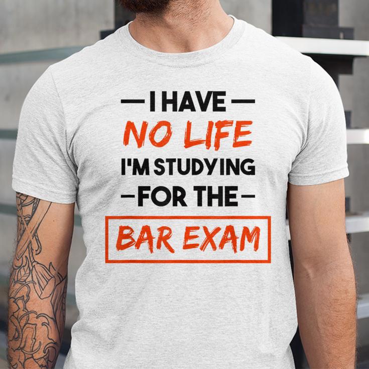 Bar Exam Tee Shirt Law School Graduation Unisex Jersey T-Shirt