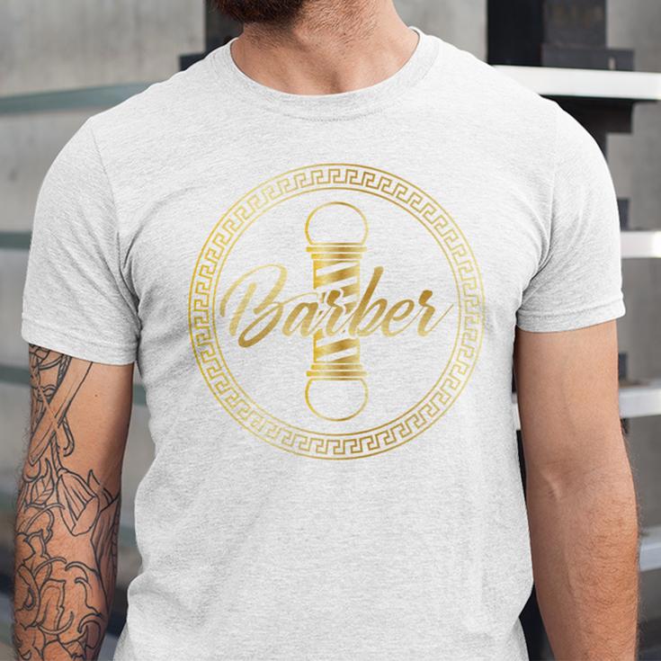 Barbershop Apparel Barber School Graduation Unisex Jersey T-Shirt