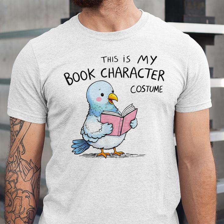 This Is My Book Character Costume I Pigeon Reading Tee Unisex Jersey T-Shirt This Is My Book Character Costume I Pigeon Reading Tee Unisex Jersey T-Shirt