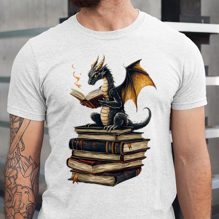 Book Dragon Unisex Jersey T-Shirt