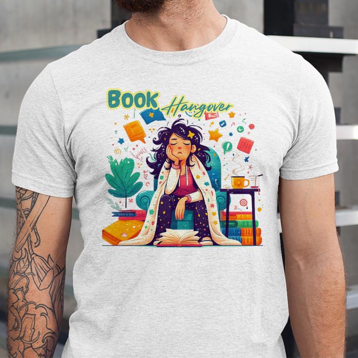Book Lover Woman Woman Book Hangover Premium Tri-Blend Unisex Jersey T-Shirt