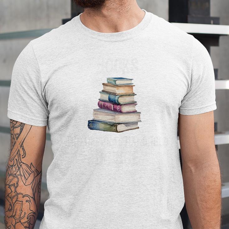 Books The Original Handheld Device Book Librarian Premium Unisex Jersey T-Shirt