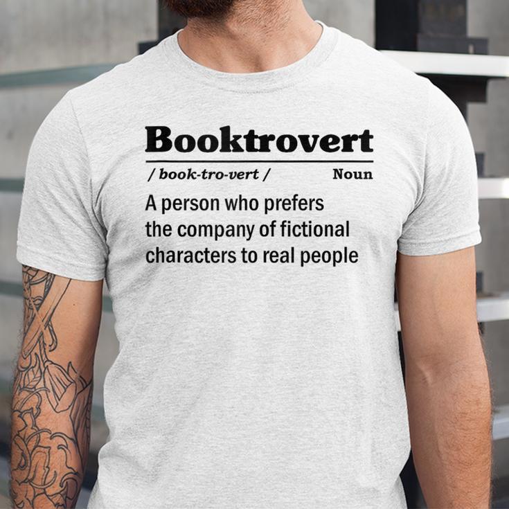 Booktrovert Definition Bookish Introvert Book Lover Unisex Jersey T-Shirt Booktrovert Definition Bookish Introvert Book Lover Unisex Jersey T-Shirt