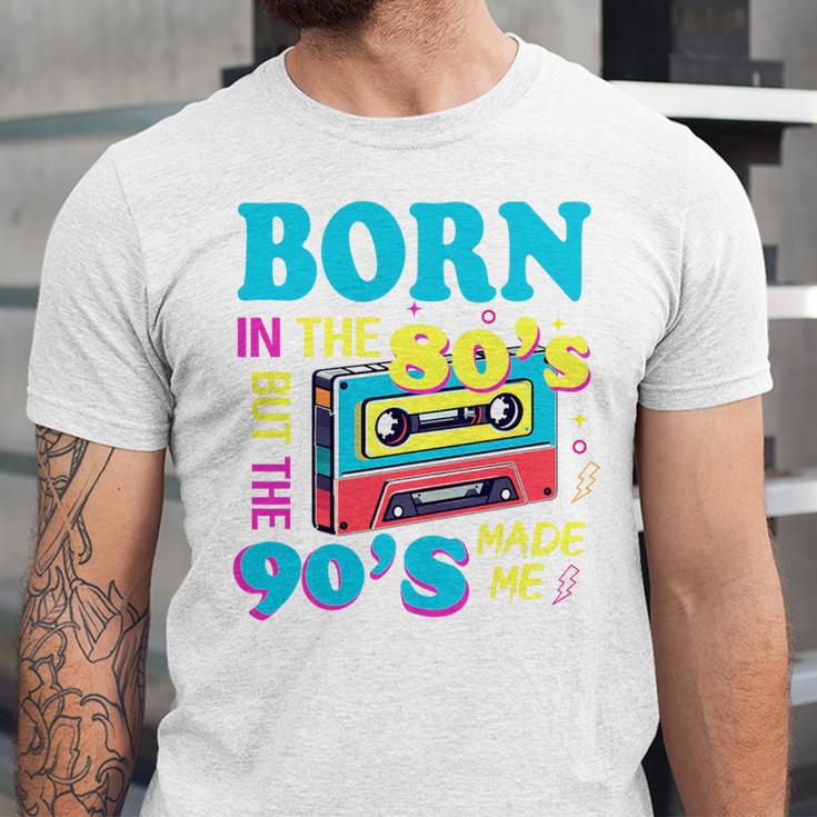 Born In The 80's But 90's Made Me Nostalgia Cassette Tape Premium Tri-Blend Unisex Jersey T-Shirt Born In The 80's But 90's Made Me Nostalgia Cassette Tape Premium Tri-Blend Unisex Jersey T-Shirt