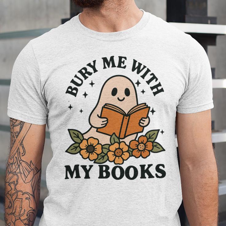 Bury Me With My Books Ghost Tee Unisex Jersey T-Shirt Bury Me With My Books Ghost Tee Unisex Jersey T-Shirt