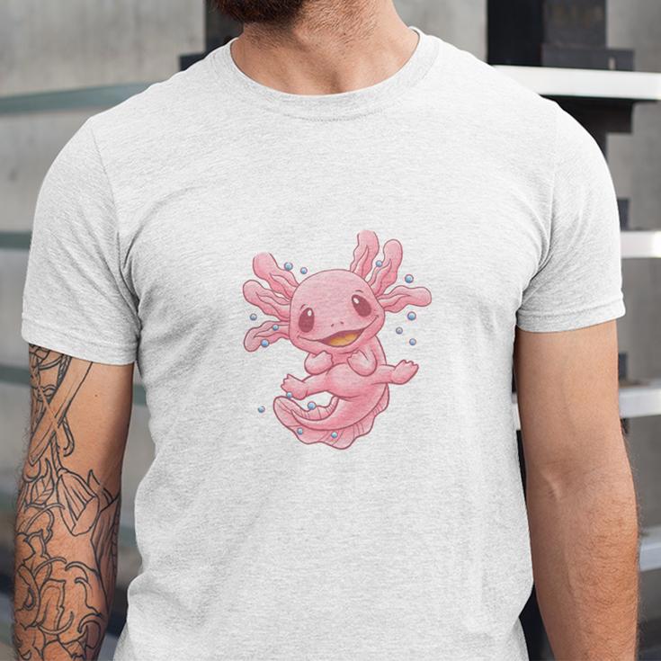 If I Cant Bring My Axolotl Im Not Going Salamander Introvert Unisex Jersey T-Shirt