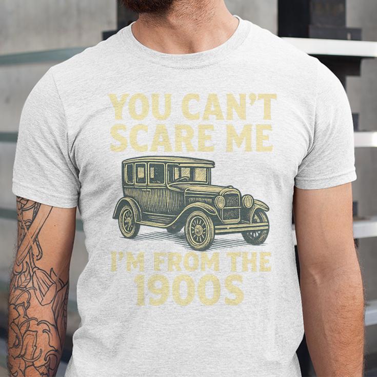 You Can't Scare Me I'm From The 1900s Retro Vintage Car Premium Unisex Jersey T-Shirt