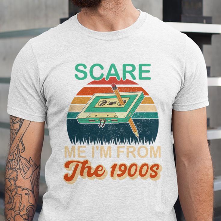 You Can't Scare Me I'm From The 1900s Retro Vintage Premium Tri-Blend Unisex Jersey T-Shirt You Can't Scare Me I'm From The 1900s Retro Vintage Premium Tri-Blend Unisex Jersey T-Shirt
