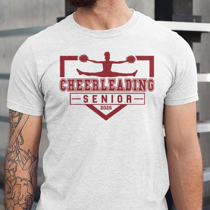 Cheerleading Senior Night Cheer Senior 2026 Graduation 69 Unisex Jersey T-Shirt