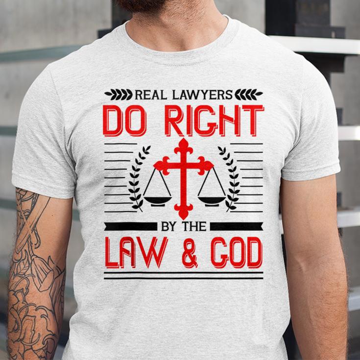 Christian Lawyer Attorney Law Student Graduation Exam Unisex Jersey T-Shirt