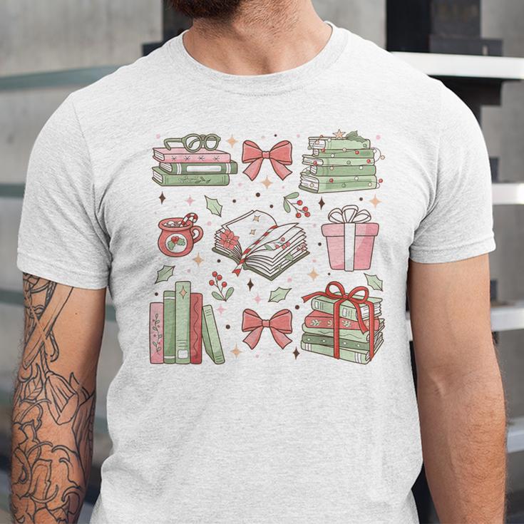 Christmas Book Lover Reading Reader Men Women Kids Xmas Unisex Jersey T-Shirt Christmas Book Lover Reading Reader Men Women Kids Xmas Unisex Jersey T-Shirt
