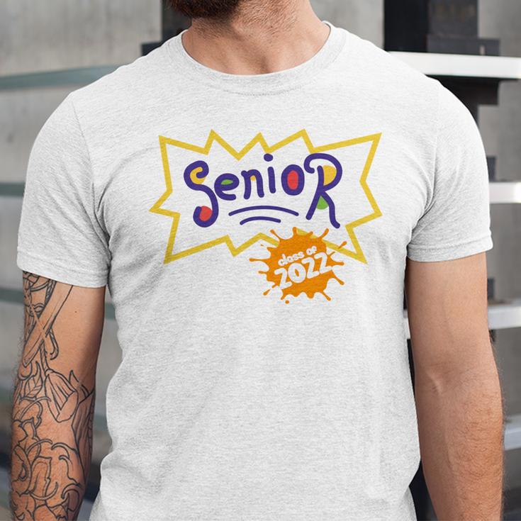 Class Of 2022 Senior Year 90's TV Style Graduation For Grad Unisex Jersey T-Shirt