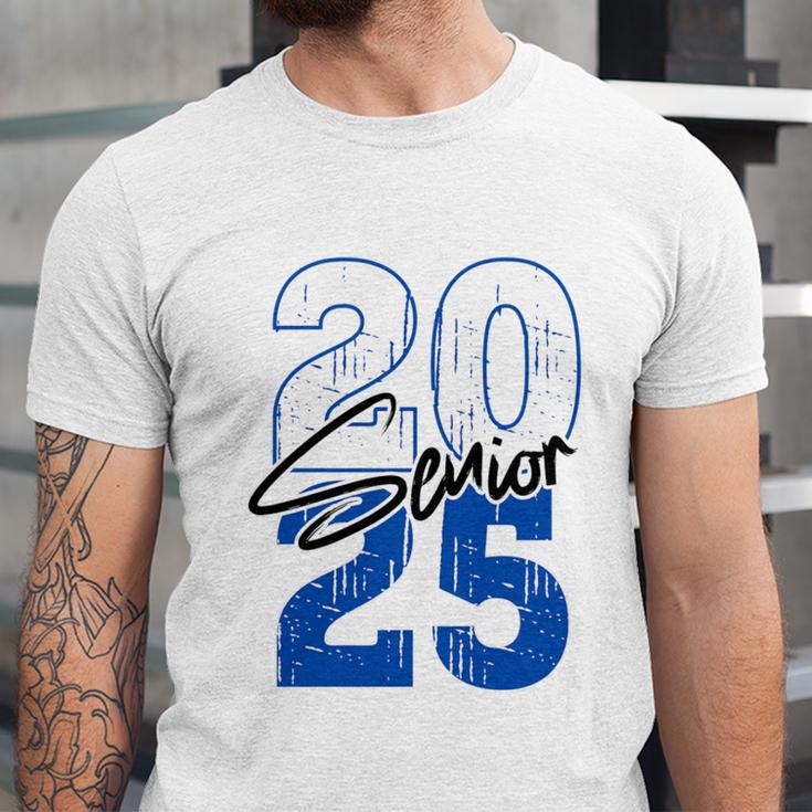 Class Of 2025 Senior Graduation 2025 Blue Unisex Jersey T-Shirt