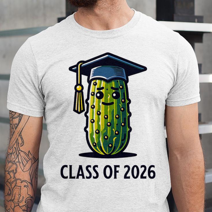 Class Of 2026 Graduation Pickle Trendy Graduate Humor Unisex Jersey T-Shirt