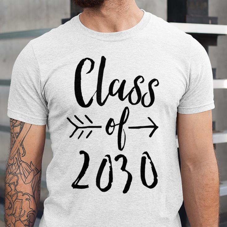 Class Of 2030 Graduation Kindergarten Seniors Unisex Jersey T-Shirt