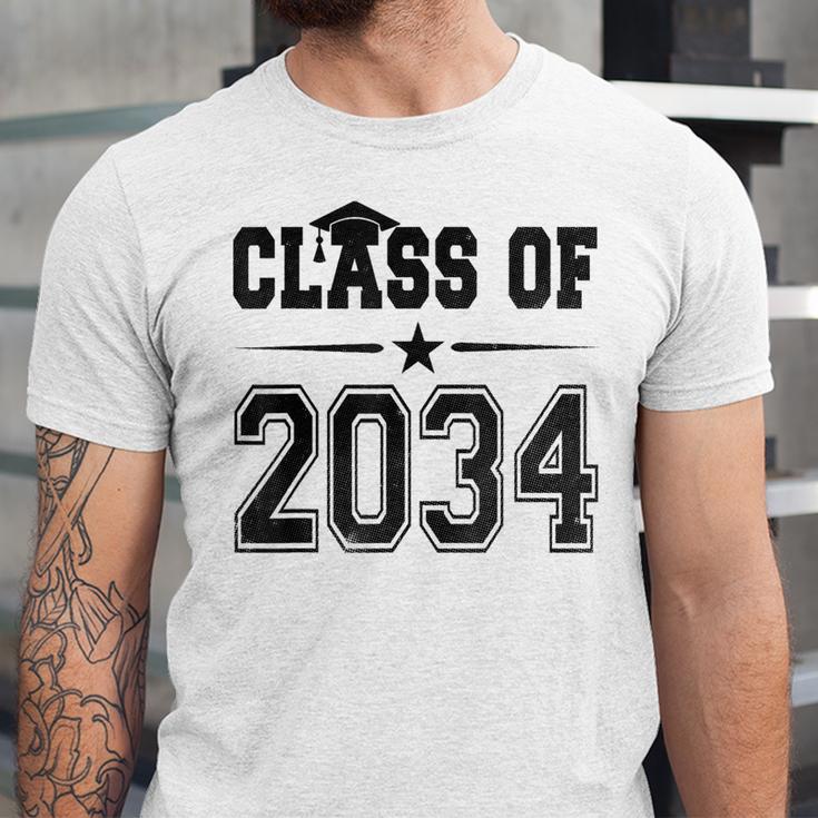 Class Of 2034 Shirt Graduation Unisex Jersey T-Shirt