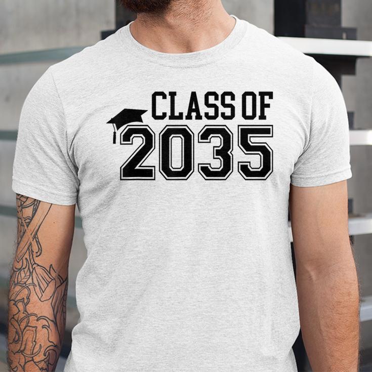 Class Of 2035 First Day Of School Graduation Unisex Jersey T-Shirt