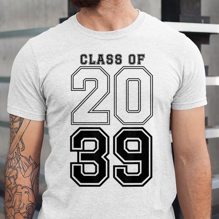 Class Of 2039 Blue Graduation Senior Student Tee Unisex Jersey T-Shirt