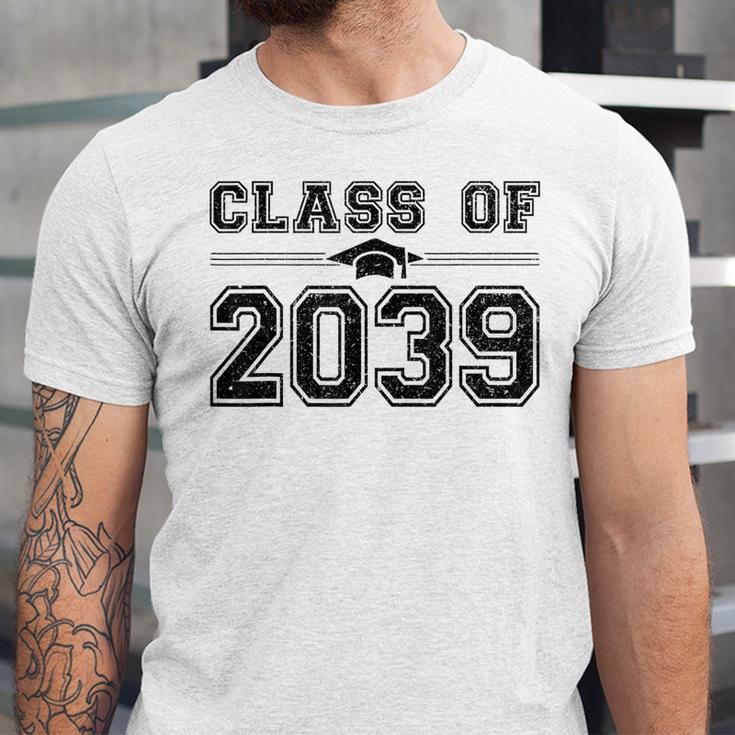 Class Of 2039 Grow With Me First Day Of School Graduation Unisex Jersey T-Shirt