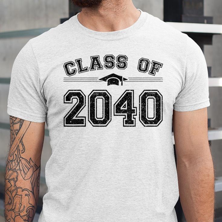 Class Of 2040 Grow With Me Graduation First Day Of School Unisex Jersey T-Shirt