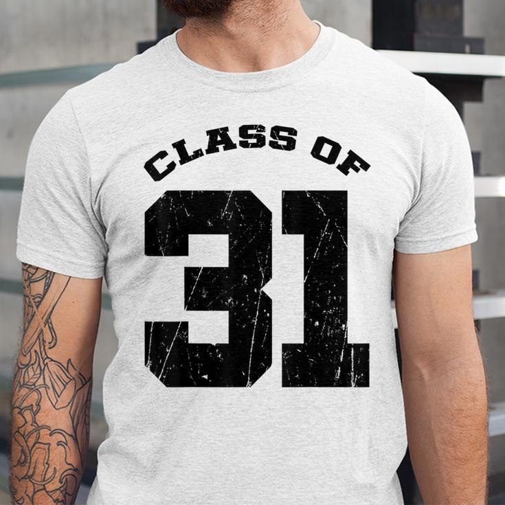 Class Of 31 Date High School Kindergarten Graduation Shirt Unisex Jersey T-Shirt