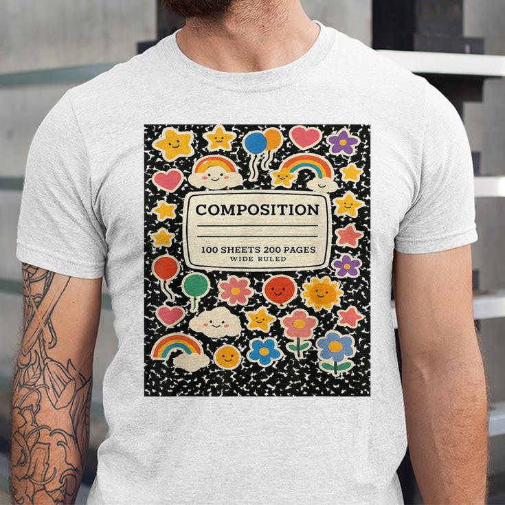 Composition Notebook Costume Teacher Matching Halloween Book Unisex Jersey T-Shirt