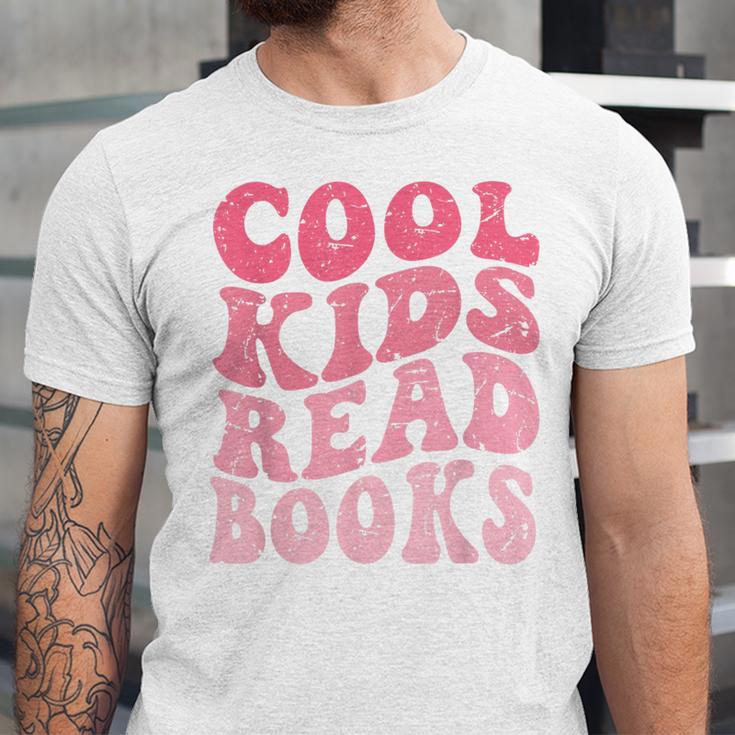 Cool Kids Read Books Library Book Reader Book Nerd Unisex Jersey T-Shirt