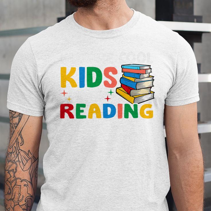 All The-Cool Kids Are Reading Teacher Book Lover Librarian Premium Unisex Jersey T-Shirt All The-Cool Kids Are Reading Teacher Book Lover Librarian Premium Unisex Jersey T-Shirt