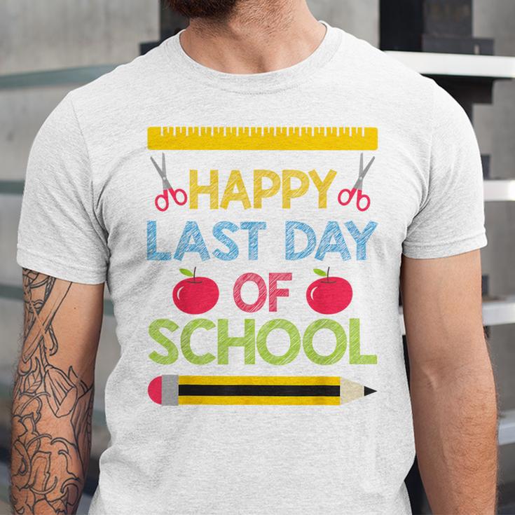 Cool Stylish Happy Last Day Of School Shirt Graduation Unisex Jersey T-Shirt