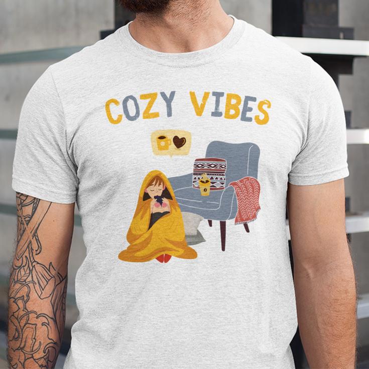 Cozy Vibes Atmospheric Introvert Unisex Jersey T-Shirt