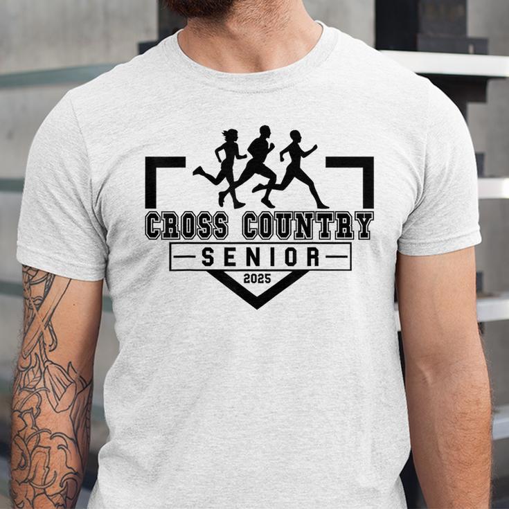 Cross Country Senior Night Senior 2025 Graduation Party 40 Unisex Jersey T-Shirt