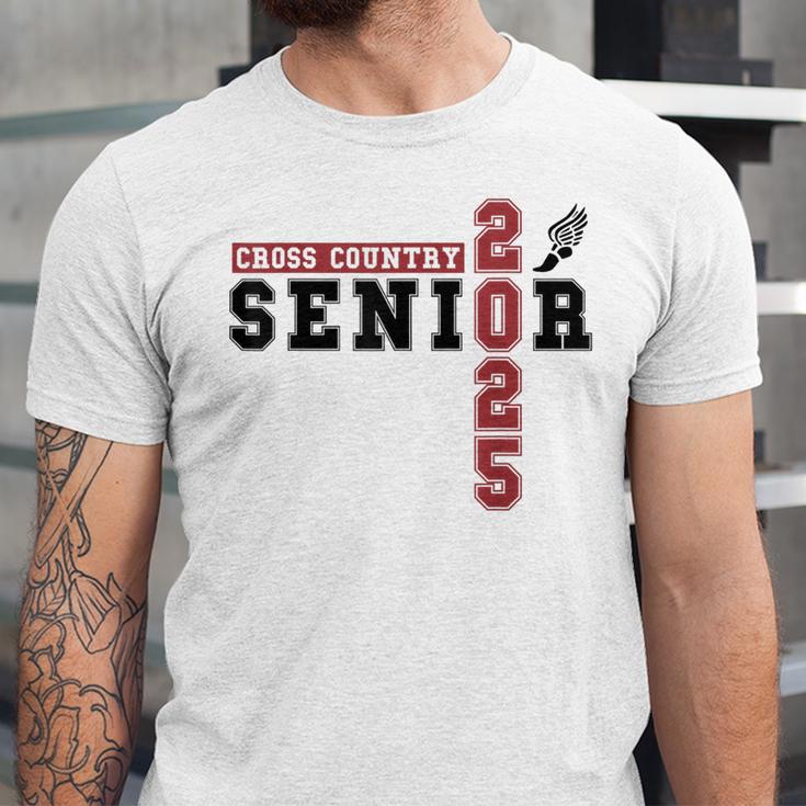 Cross Country Senior Night Senior 2025 Graduation Party 46 Unisex Jersey T-Shirt