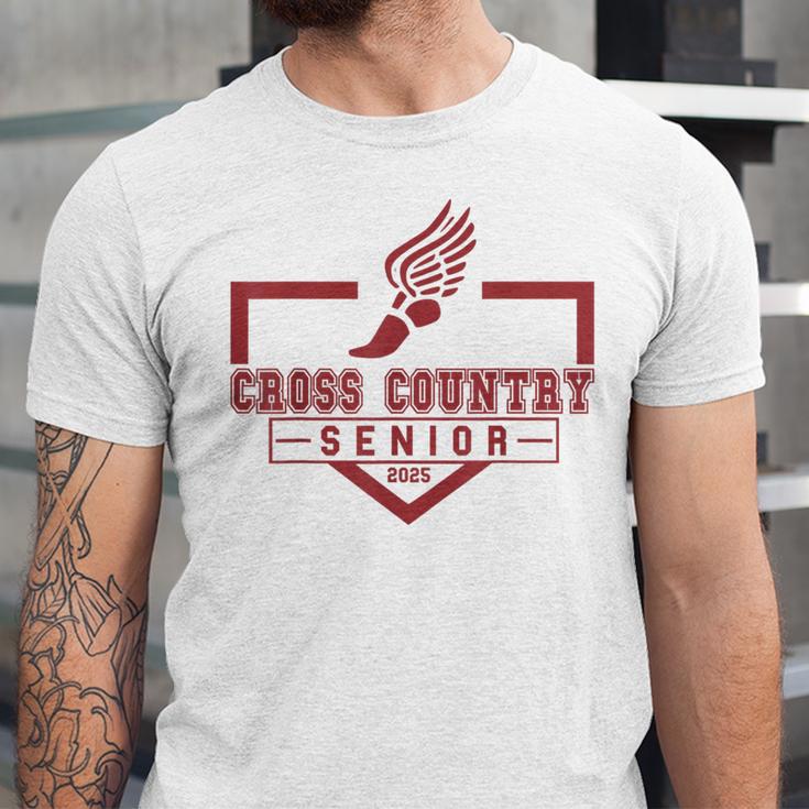 Cross Country Senior Night Senior 2025 Graduation Party 47 Unisex Jersey T-Shirt