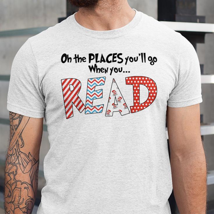 Cute Read Reading Day Book Lovers Teachers Students Kids Unisex Jersey T-Shirt