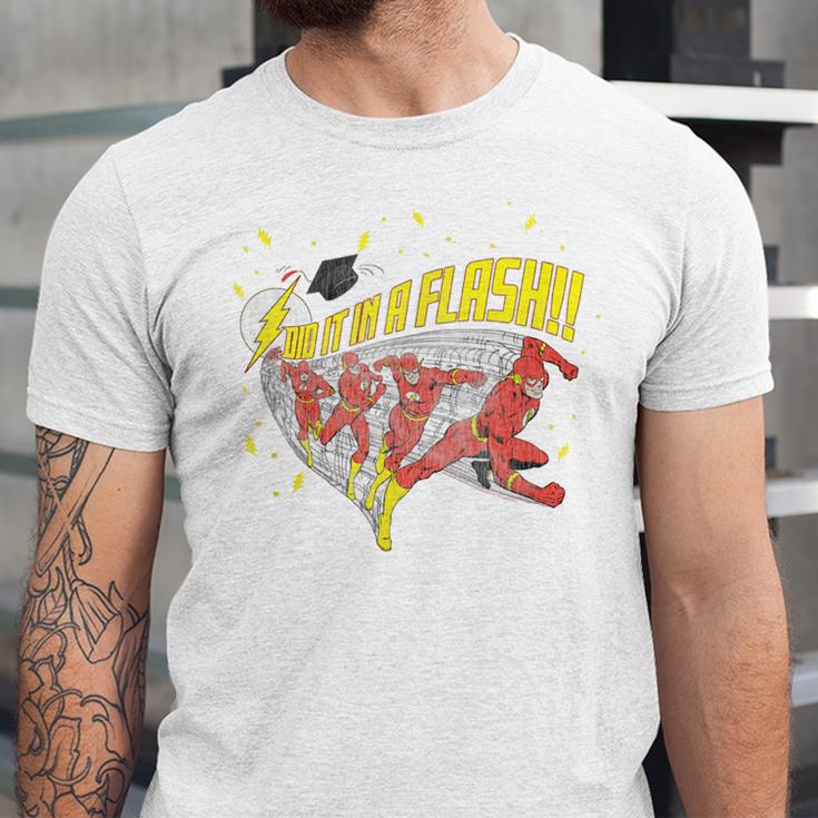 DC Comics The Flash Graduation Did It In A Flash Unisex Jersey T-Shirt
