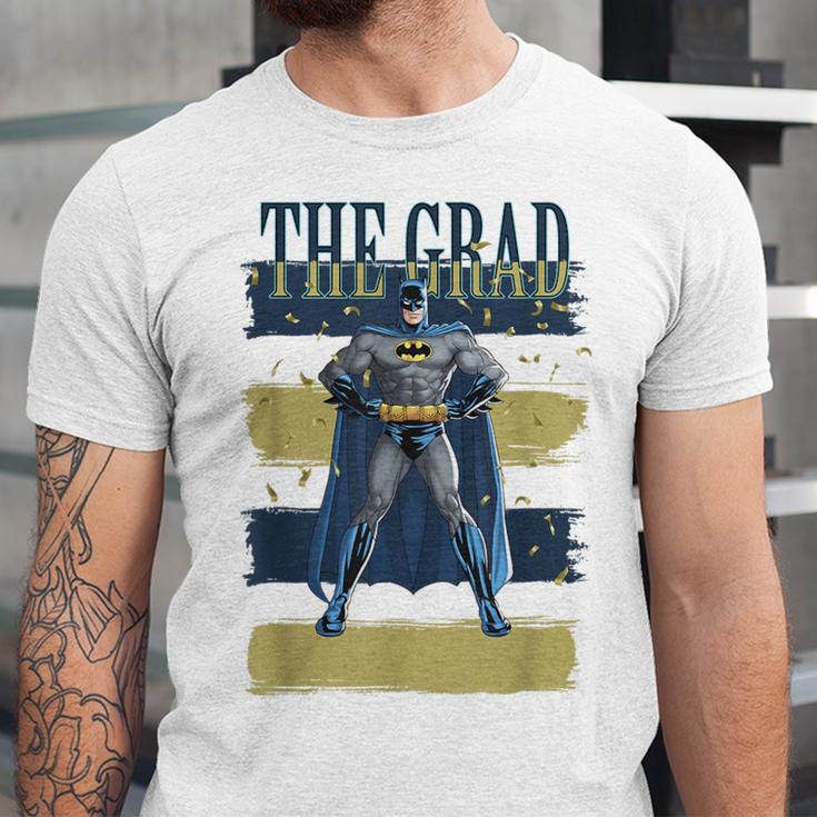 DC Comics Graduation Batman The Grad Power Stance Unisex Jersey T-Shirt