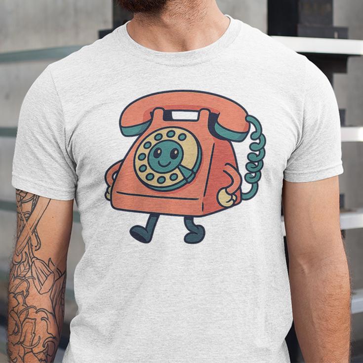 Dial It Back Retro Tech Nostalgia Vintage Premium Tri-Blend Unisex Jersey T-Shirt
