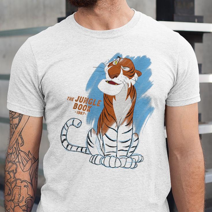 Disney Ink And Paint Shere Khan From The Jungle Book 1967 Unisex Jersey T-Shirt